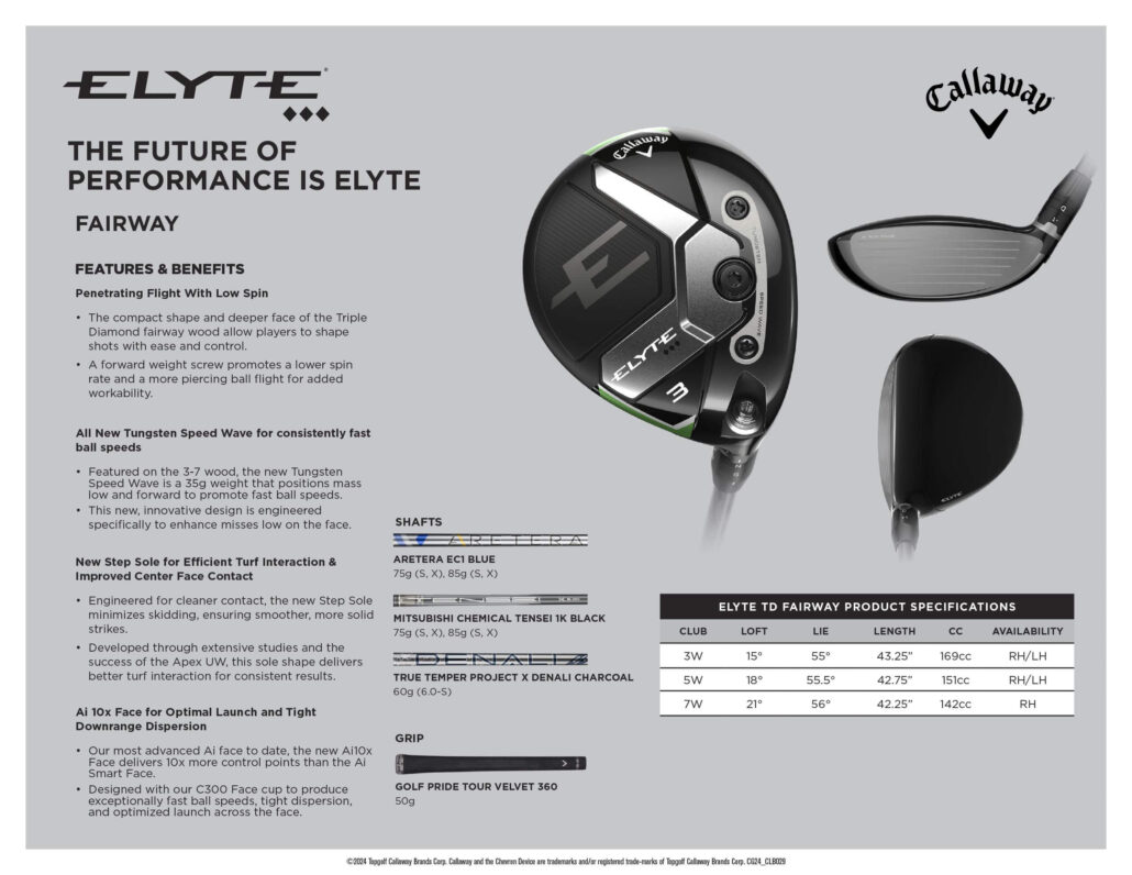 CG24_CLB029_2025ElyteAssets_SellSheets_Fairway-Elyte-TripleDiamond