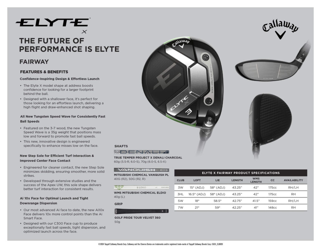 CG24_CLB029_2025ElyteAssets_SellSheets_Fairway-Elyte-X-Ref Only